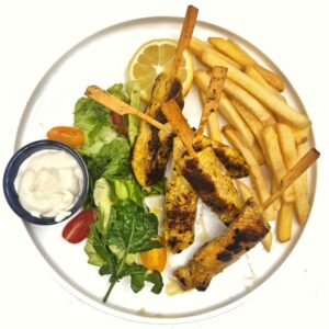 BROCHETTE CHICKEN SATAY AU CURRY
