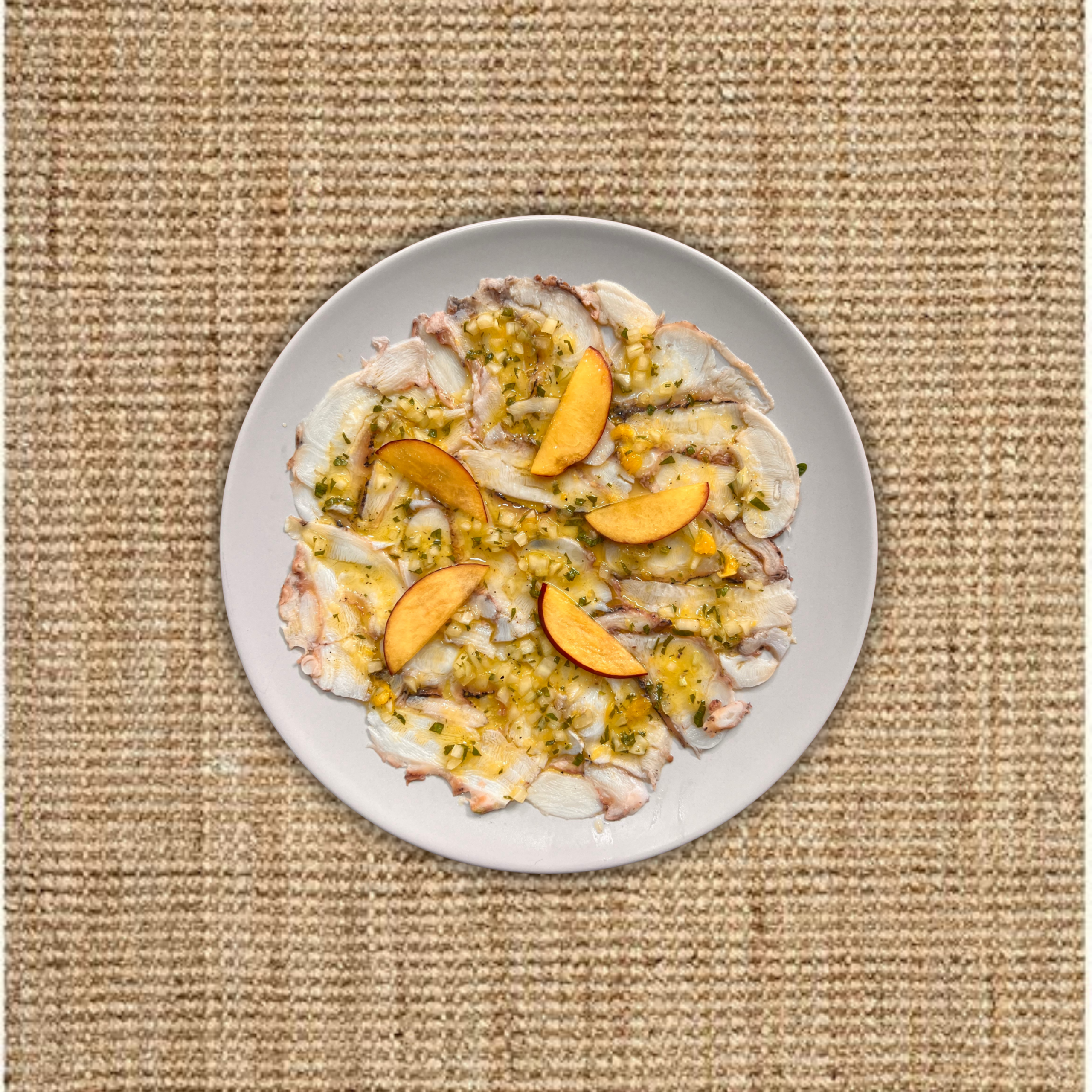 Carpaccio de Poulpe
