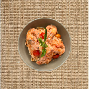 Tagliatelle Crevettes Rosées