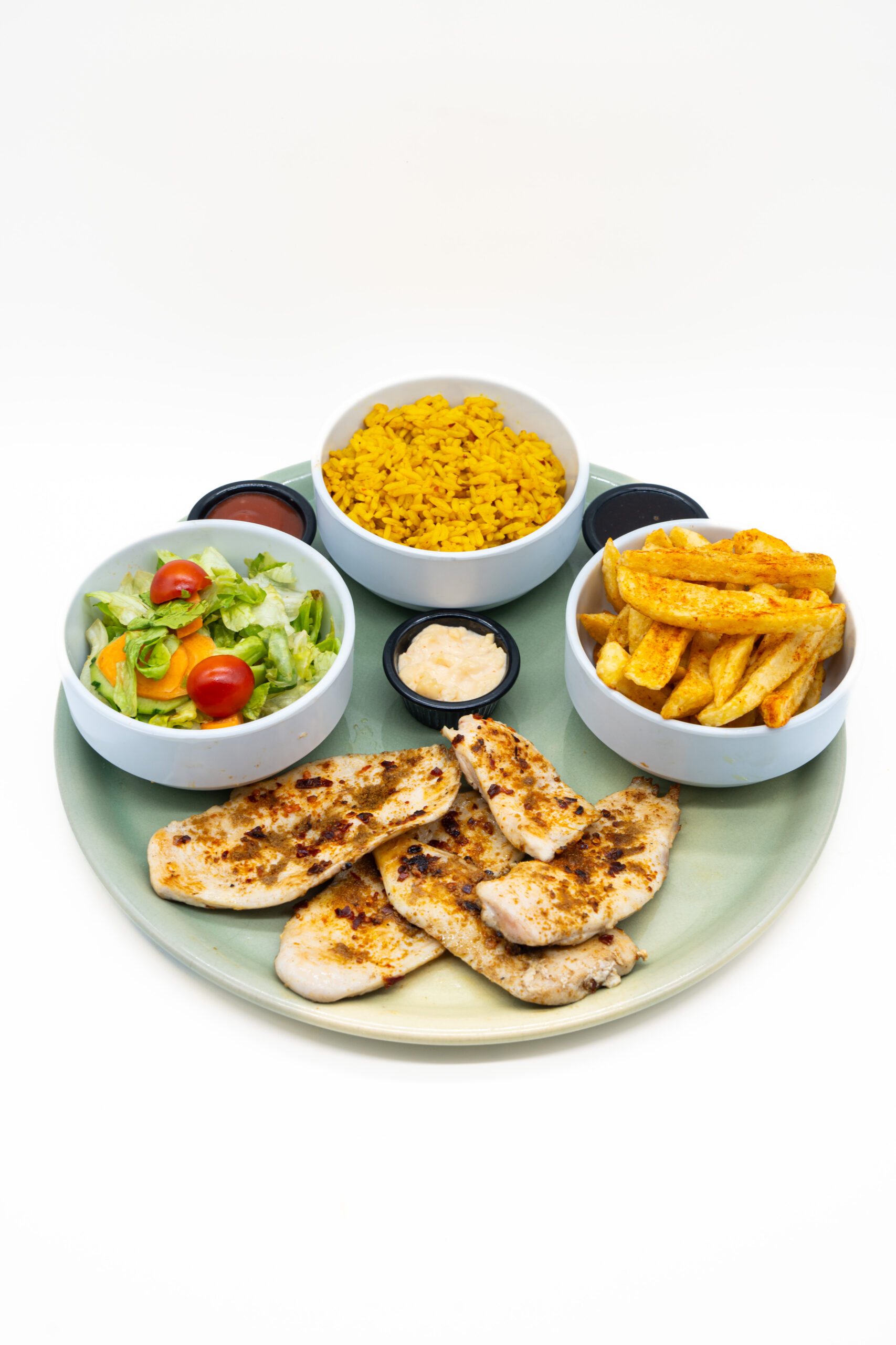 escalope de poulet grillé