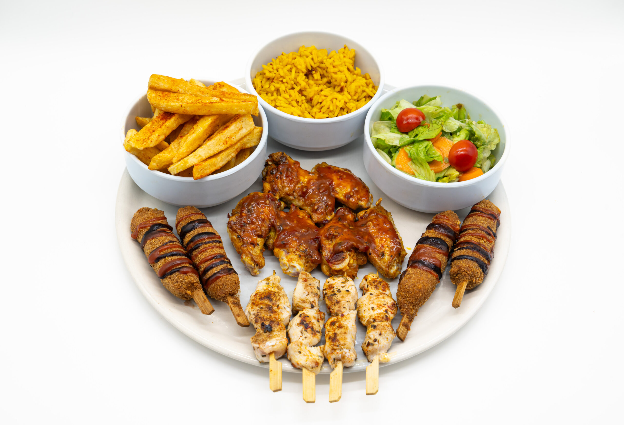 wings a nd sticks